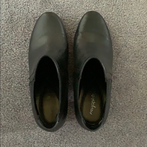 Black Leather Ankle Booties - Picture 3 of 13